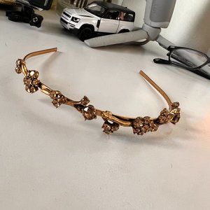 Oscar de la Renta Crystal Branch Headband